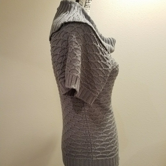 Grass Collections short sleeve grey sweater - Picture 3 of 5